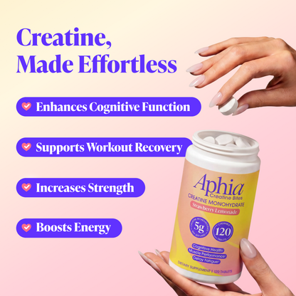 Aphia - Premium Creatine Monohydrate Chews for Women -Strawberry Lemonade