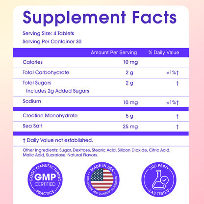 Aphia - Premium Creatine Monohydrate Chews for Women -Strawberry Lemonade